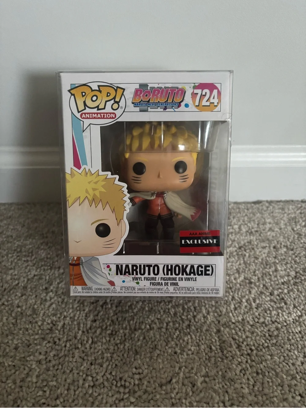 Funko Naruto (Hokage) Vinyl Figure – Yellow, Orange, Black (Exclusive!)